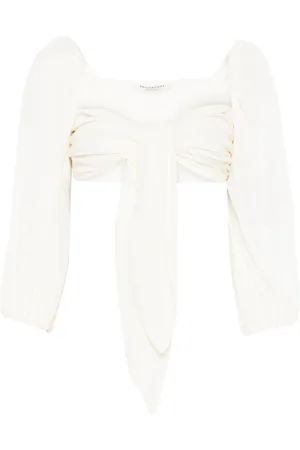 Serafini Top con detalle drapeado