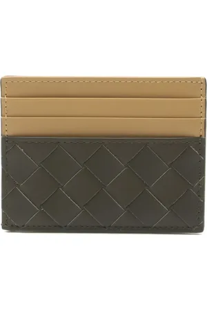 Bottega Veneta Tarjetero de tejido intrecciato 2020