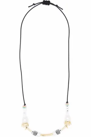 Palm Angels Collar con apliques de cuentas colgantes