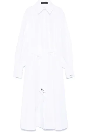 Karl Lagerfeld Vestido midi de popelina