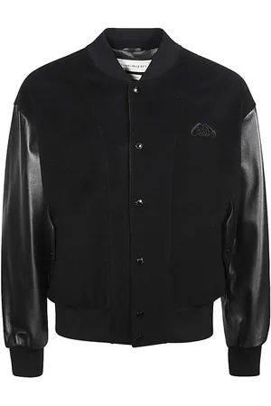 Alexander McQueen Chaqueta varsity a paneles