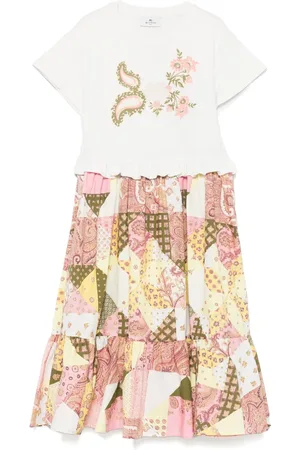 Etro Vestido con estampado patchwork
