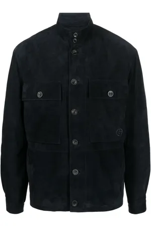 Giorgio Armani Sobrecamisa con cuello alto