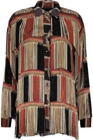 Etro Camisa con detalles de flecos