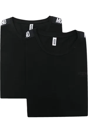 Moschino Conjunto de camisetas con logo estampado