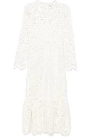 SEA Vestido midi Agathe
