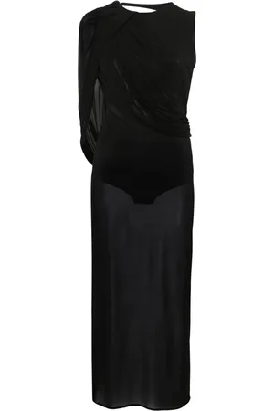 MAGDA BUTRYM Vestido midi drapeado