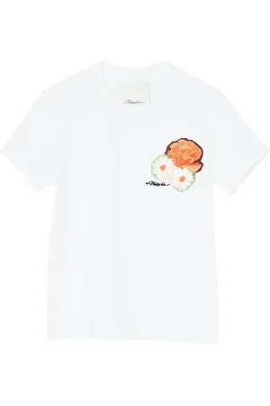 3.1 Phillip Lim Camiseta con logo bordado