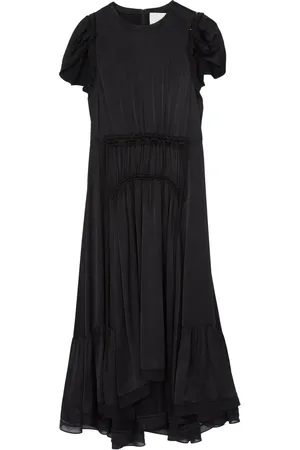 3.1 Phillip Lim Vestido midi con manga de tulipán
