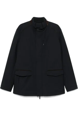 corneliani Chaqueta con ribete de ante