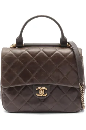 CHANEL Bolso de hombro con acolchado de rombos 2016-2017
