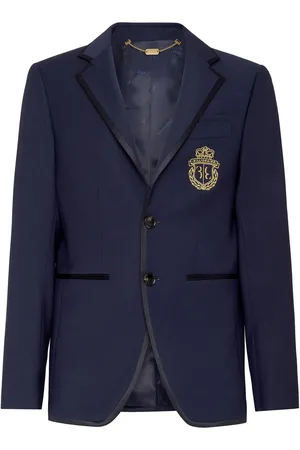 BILLIONAIRE Blazer con motivo de insignia