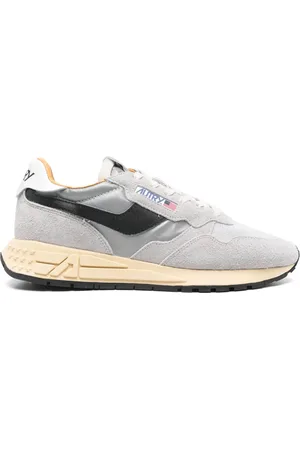 Autry Zapatillas Reelwind Low "Sand Cracked Leather and Nylon"