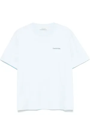 Lanvin Camiseta con logo bordado