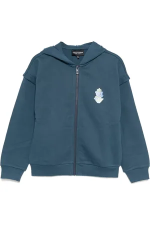 Emporio Armani Sudadera con capucha y estampado gráfico