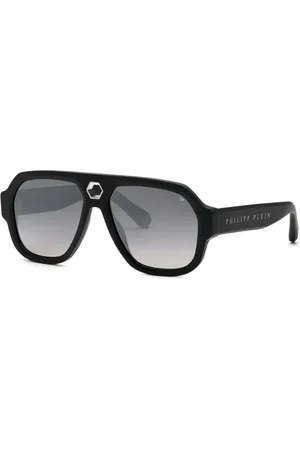 Philipp Plein Gafas de sol con montura estilo piloto