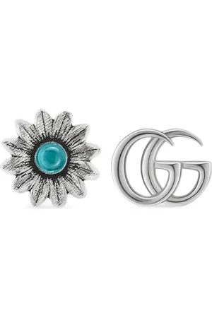 Gucci Pendientes GG Marmont en plata de ley