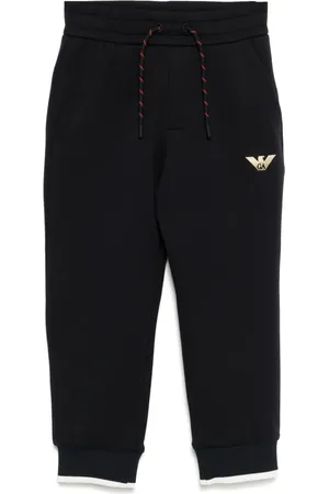 Emporio Armani Pantalones con logo bordado