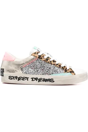 Crime london Zapatillas con efecto envejecido