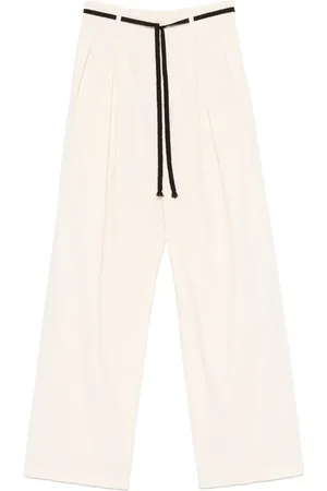 BARENA Pantalones con pinzas invertidas