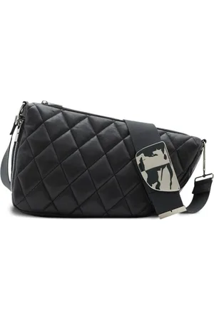 Burberry Bolso de hombro Shield con acolchado de rombos