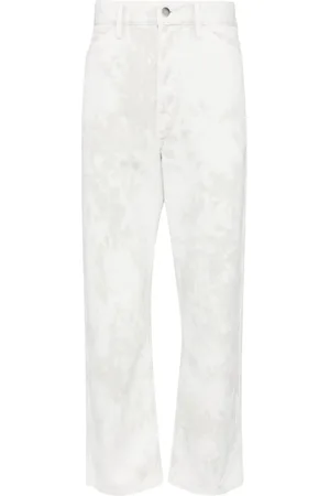 LEMAIRE Vaqueros capri con efecto descolorido