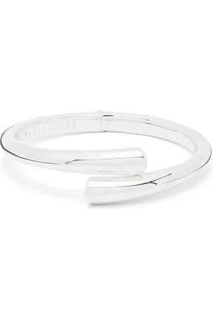 FEDERICA TOSI Pulsera Tube con logo grabado