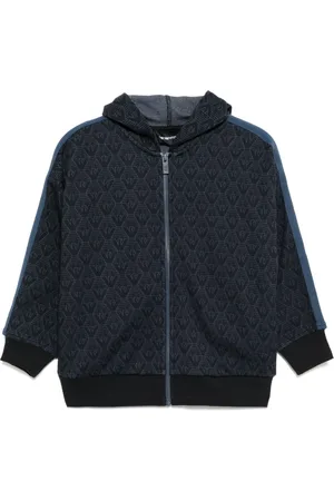 Emporio Armani Sudadera con capucha y monograma