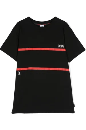 GCDS Camiseta con logo en el pecho