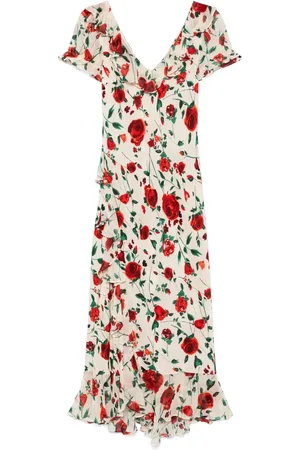 RIXO London Vestido midi Clementina