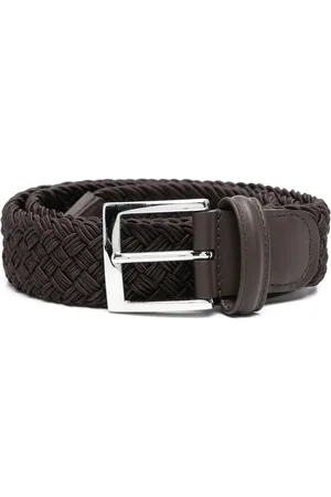 Kiton Cinturón con diseño trenzado