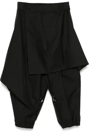 SONGZIO Pantalones drapeados asimétricos