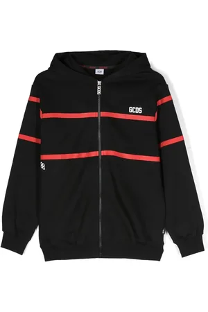 GCDS Sudadera con capucha y logo en el pecho