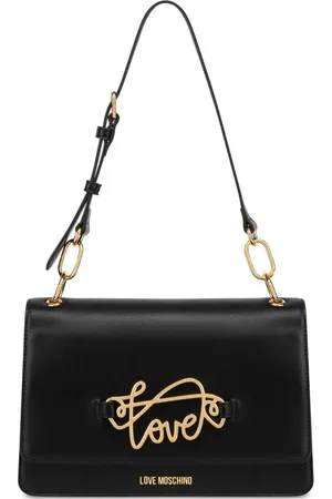 Moschino Bolso de hombro con placa del logo