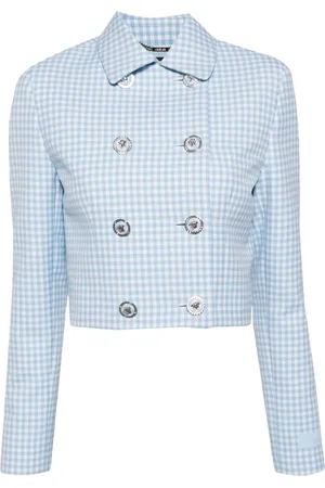 VERSACE Chaqueta corta con botones Medusa