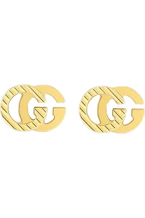Gucci Pendientes con motivo Interlocking G en oro amarillo de 18kt