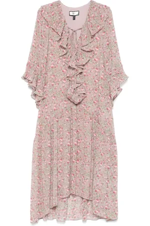 NISSA Vestido midi con estampado floral