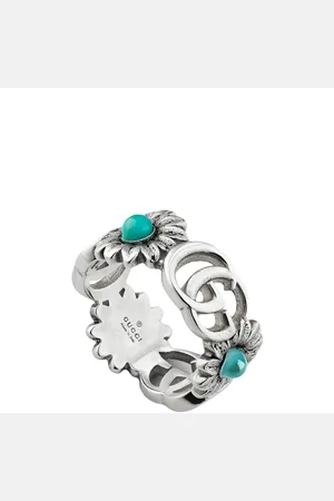 Gucci Anillo GG Marmont en plata de ley