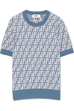 Fendi Camiseta con motivo FF en jacquard