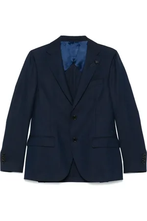 LARDINI Blazer con detalle de broche