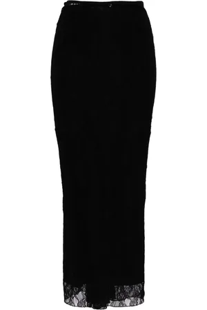 Dolce & Gabbana Falda de tubo de talle alto