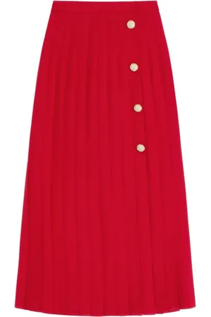 VALENTINO GARAVANI Falda midi de georgette
