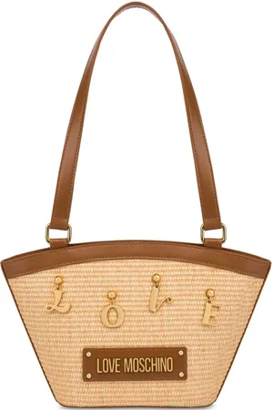 Moschino Bolso de hombro con letras del logo