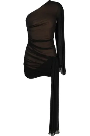 DION LEE Vestido corto Hosiery drapeado