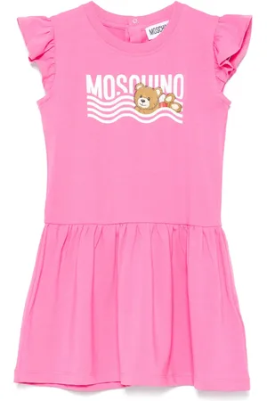 Moschino Vestido con logo estampado