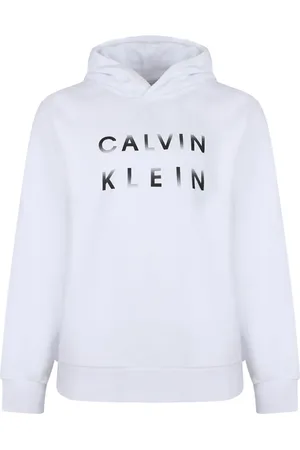 Calvin Klein Sudadera de algodón con capucha