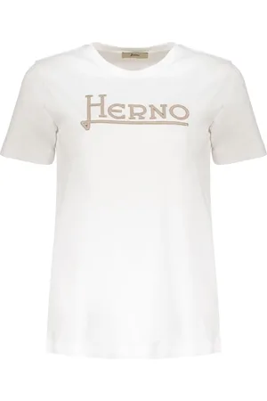 HERNO Camiseta con aplique del logo