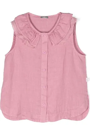 Il gufo Blusa con ribete de volantes