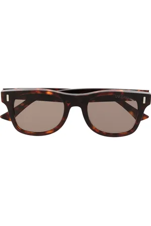 CUTLER & GROSS Gafas de sol de carey con montura en D