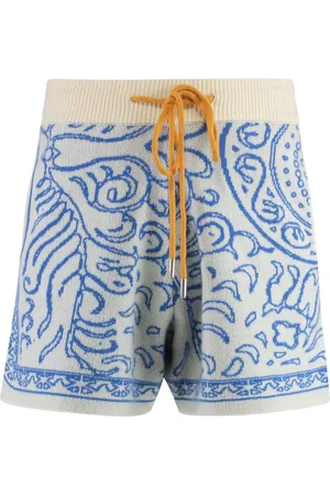 Rhude Bermudas con motivo en jacquard